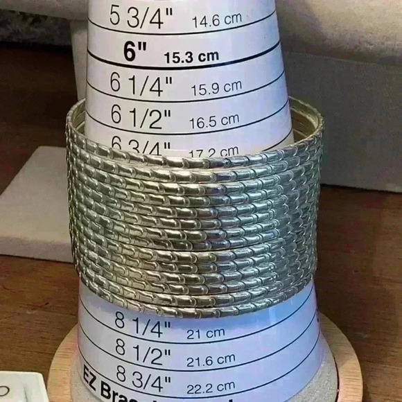 Silver Statement Bangle - Picture 3 of 6